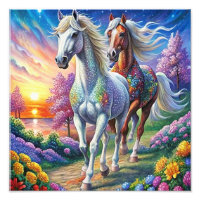 5D Diamond Painting Kit Horse Design DIY Wall Art