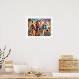 5D Diamond Painting Kit Horse Design DIY Wall Art