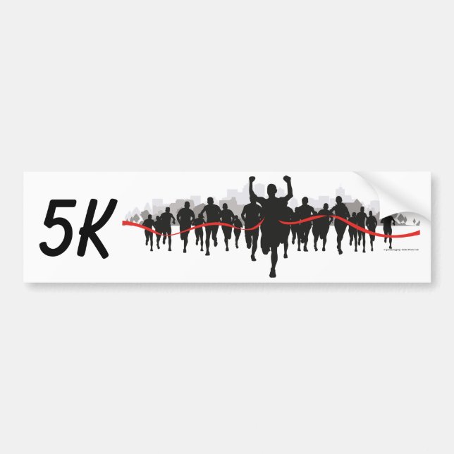 5K Bumper Sticker (Front)