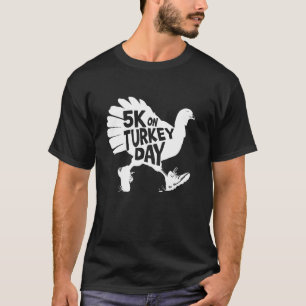 5K On Turkey Day Thanksgiving Trot Run Matching T T-Shirt