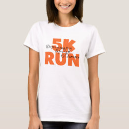 5K Run Orange T-Shirt