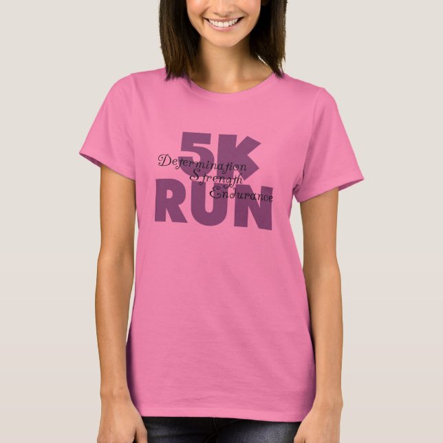 5K Run Purple T-Shirt (Front)
