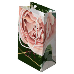 5lx3wx8.5h Small Gift Bag Geometric Garden Hunter