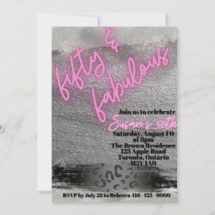 5O & Fabuous Invitation