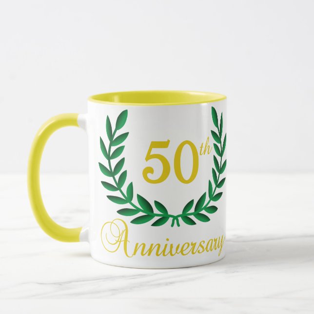 5oth Anniversary Mug (Left)