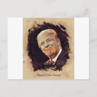 5President Donald Trump Postcard