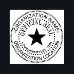 5Pt Star Generic Custom Official Seal Name Loc URL Self-inking Stamp<br><div class="desc">Five Point Star Logo Generic Custom Official Seal Name Location URL ==========</div>