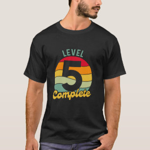 5th 5 year Wedding Anniversary Level Husband Wife T-Shirt