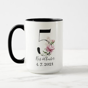 5th Anniversary Coffee Mug
