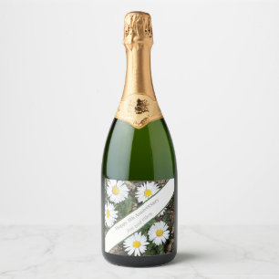 5th Anniversary, editable Sparkling Wine Label