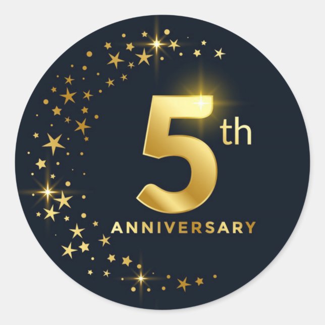 5th Anniversary  Envelope Seal (Front)