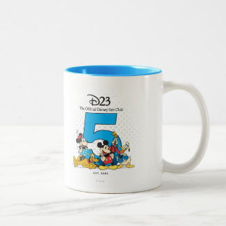 5th Anniversary Two-Tone Coffee Mug