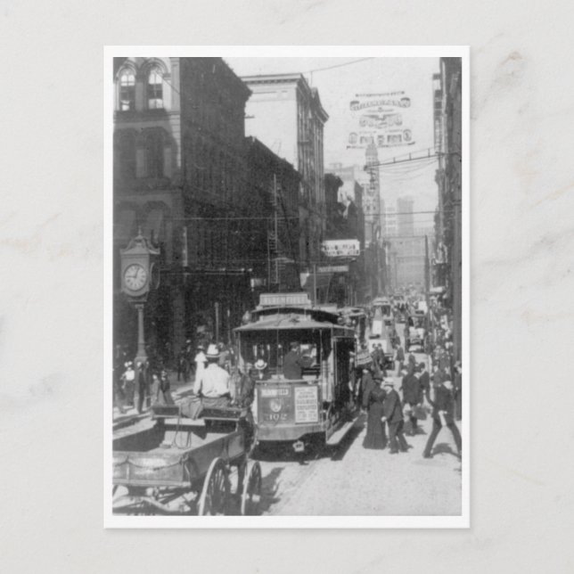 5th Ave, Pittsburgh Postcard (Front)