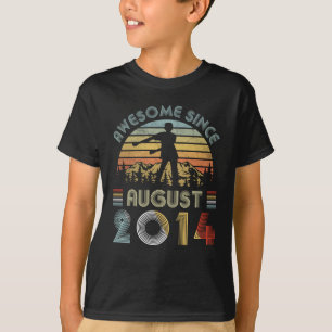5th Birthday Boy August 2014 Floss Like A Boss T-Shirt