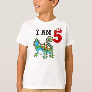 5th birthday boy gift (funny lizard) T-Shirt