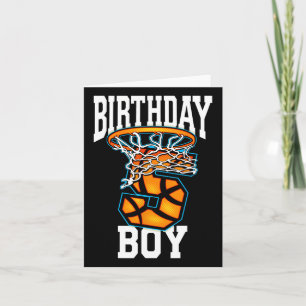 5th Birthday Bysketbyll 5 Years Old Kids Gift Card