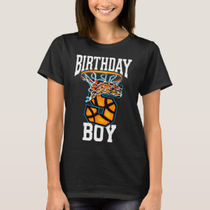 5th Birthday Bysketbyll 5 Years Old Kids Gift T-Shirt