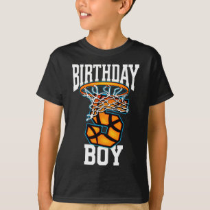 5th Birthday Bysketbyll 5 Years Old Kids Gift  T-Shirt