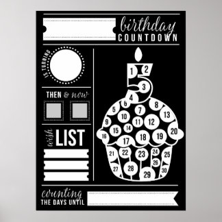 5th Birthday Countdown Poster