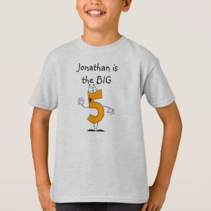 5th Birthday Customised Tshirt