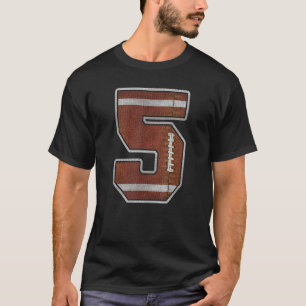5th Birthday Football  3 years old Kid Football T-Shirt
