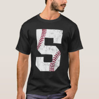 5th Birthday Gift Baseball Boys Kids Five 5 2020 