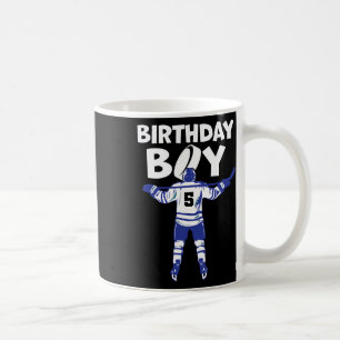 5th Birthday Ice Hockey Boy 5 Year Old Hockey Play Coffee Mug