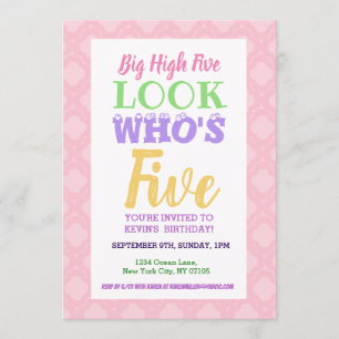 5th Birthday Invitation Quotes