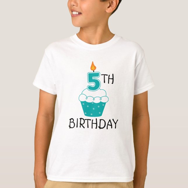 5th Birthday Kids T-Shirt (Front)