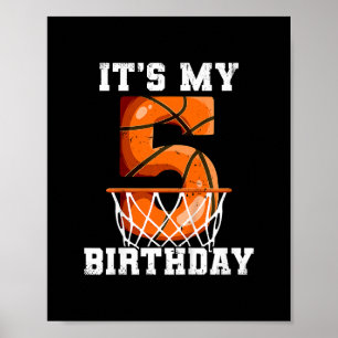 5th Birthday Sketll Poster