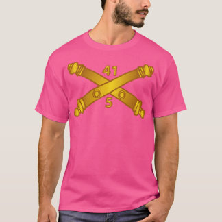 5th Bn 41st Artillery w Branch X T-Shirt