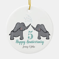 5th bronze elephant wedding anniversary