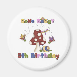 5th Bug Birthday Tshirts and Gifts Magnet