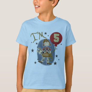 5th Cowgirl Birthday Tshirts and Gifts