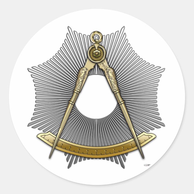 5th Degree: Perfect Master Classic Round Sticker (Front)