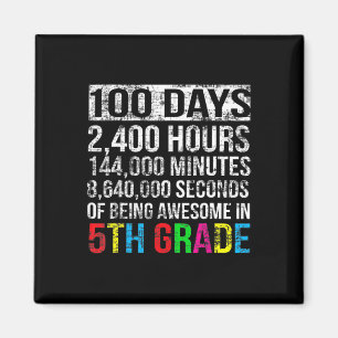 5th Grade 100 Day Countdown 100 Days Of School Gif Magnet