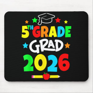 5th grade 2026 fifth grade grad elementary school mouse mat