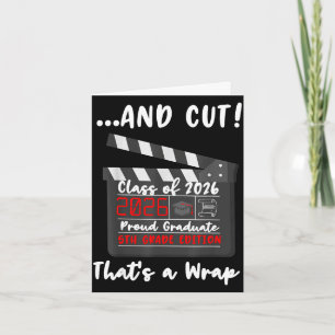 5th grade 2026 last day end of school graduation card