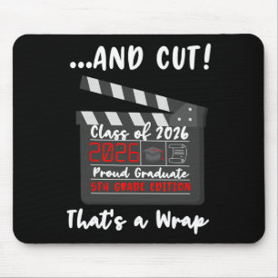 5th Grade 2026 Last Day End Of School Graduation F Mouse Mat