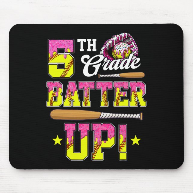 5th Grade Butter Up Softll Ice Cream Drip Ck To Sc Mouse Mat (Front)