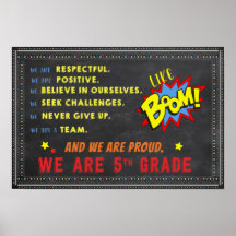 5th Grade Classroom Poster
