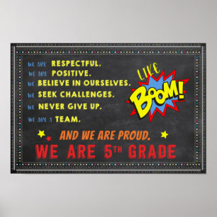 5th Grade Classroom Poster