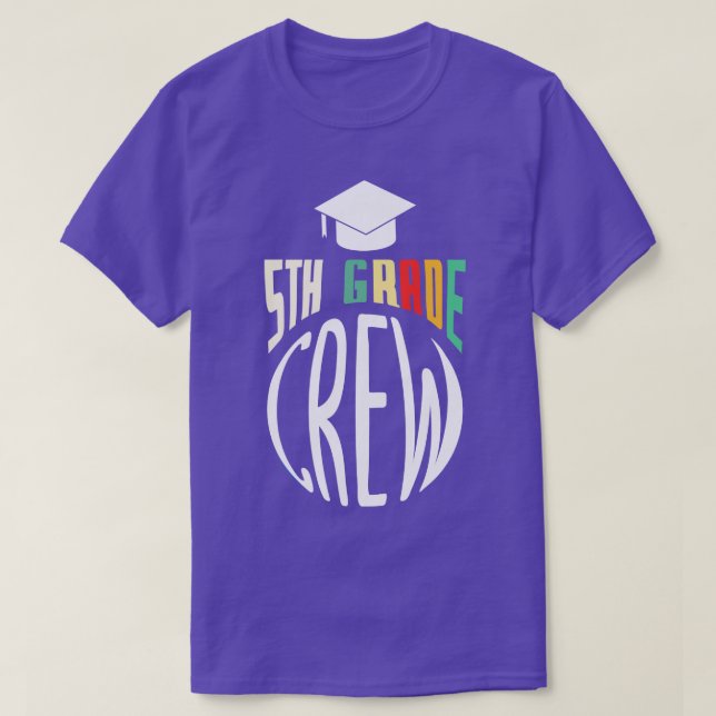 5th Grade Crew T-Shirt (Design Front)