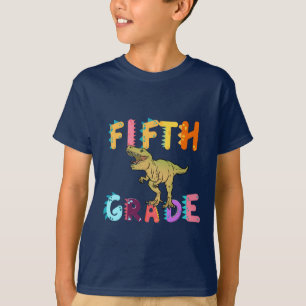 5th Grade Dino Squad teacher crew School T-Shirt
