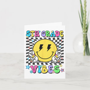 5th Grade For Girls Boys Teacher Fifth Grade Back Card