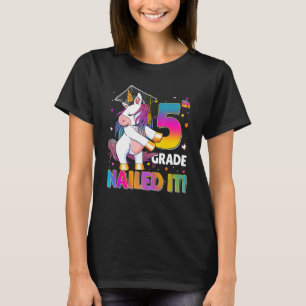 5th Grade Funny Unicorn Graduate Happy Last Day Of T-Shirt