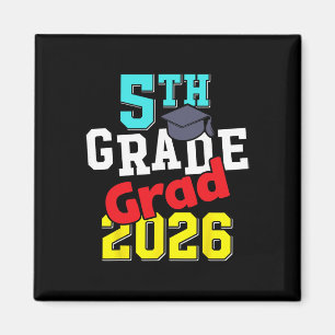5th Grade Grad 2026 Elementary School Graduation Magnet