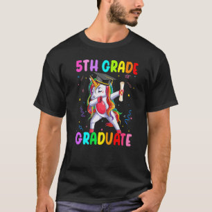 5th Grade Graduate Dabbing Magical Unicorn Class O T-Shirt