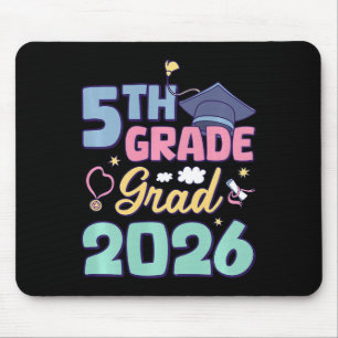 5th Grade Graduation 2026 Proud Grad Elementary Sc Mouse Mat