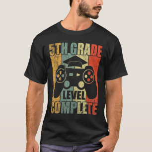 5th Grade Graduation Gamer Boys Level Complete Vid T-Shirt